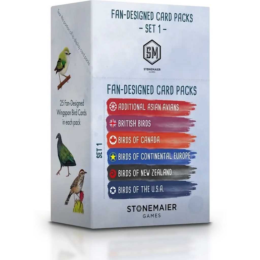 Retailer Display Box for Wingspan Fan Designed Packs Board Game/Accessories