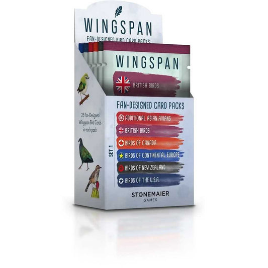 Retailer Display Box for Wingspan Fan Designed Packs Board Game/Accessories