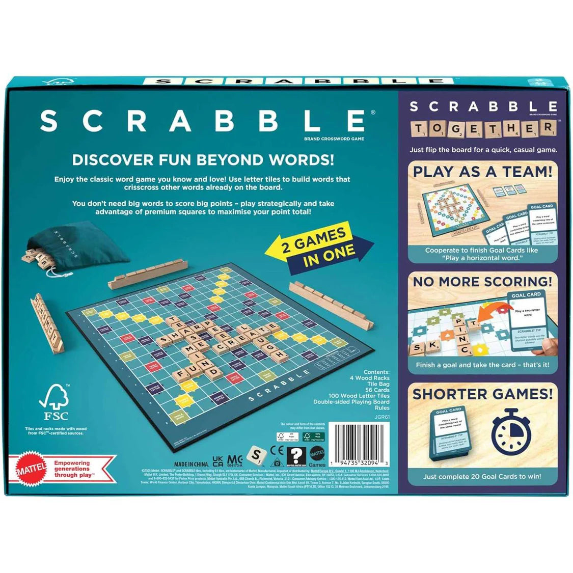 Scrabble (Wood Refresh)-Tabletop Gaming