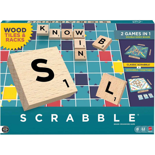 Scrabble (Wood Refresh)-Tabletop Gaming