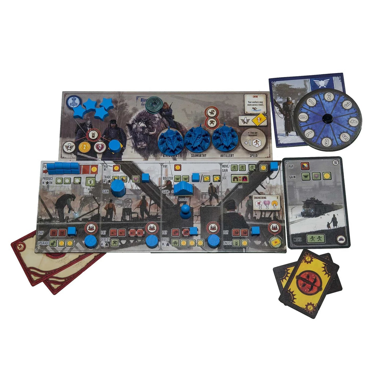 Scythe Board Game Contents - Tabletop Gaming