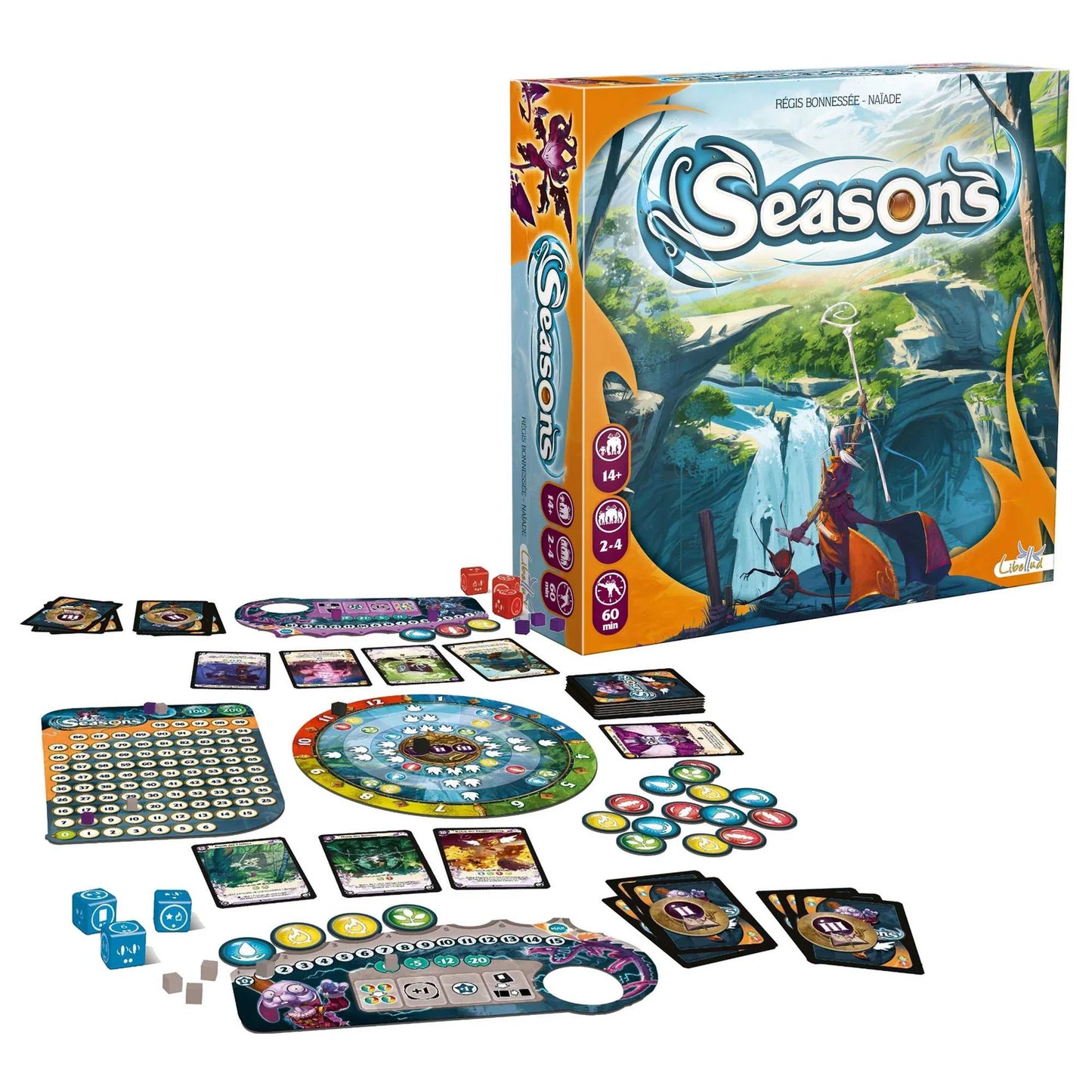 Seasons Board Game Contents - Tabletop Gaming