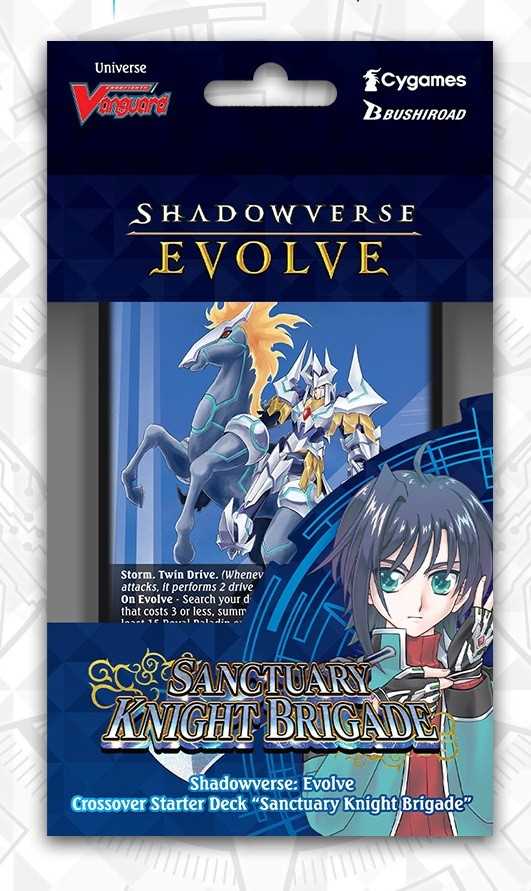 Shadowverse: Evolve - Sanctuary Knight Brigade - Crossover Starter Deck-Tabletop Gaming