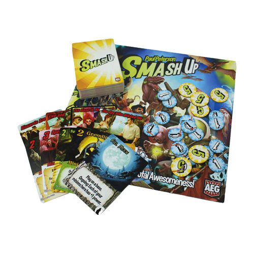 Smash Up Board Game Contents - Tabletop Gaming