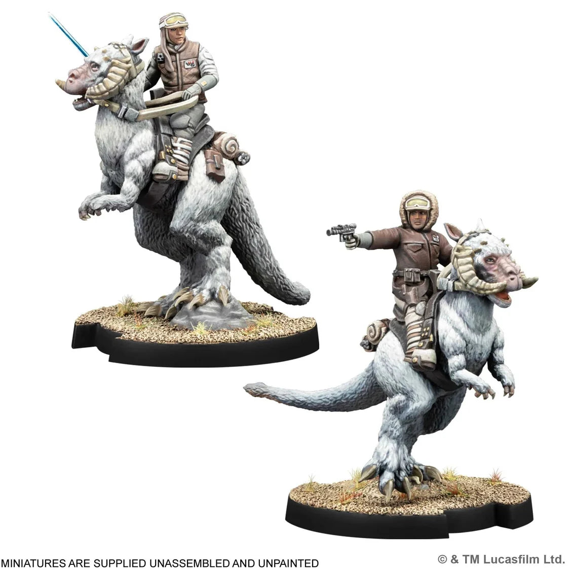 Star Wars: Legion – Captain Solo & Commander Skywalker on Tauntuns-Tabletop Gaming