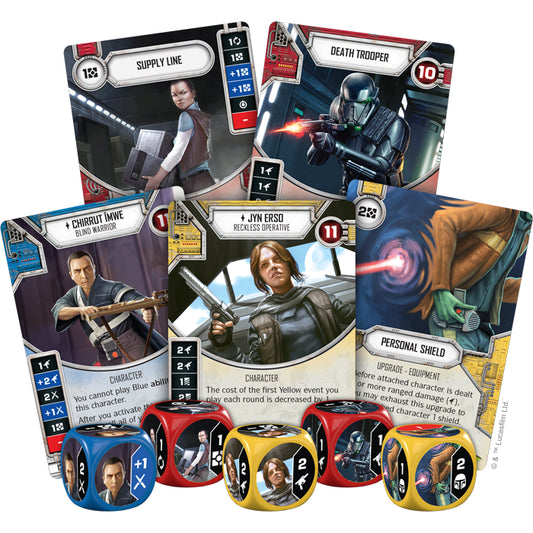Star Wars Destiny Spirit of Rebellion Booster Box Card Image - Tabletop Gaming
