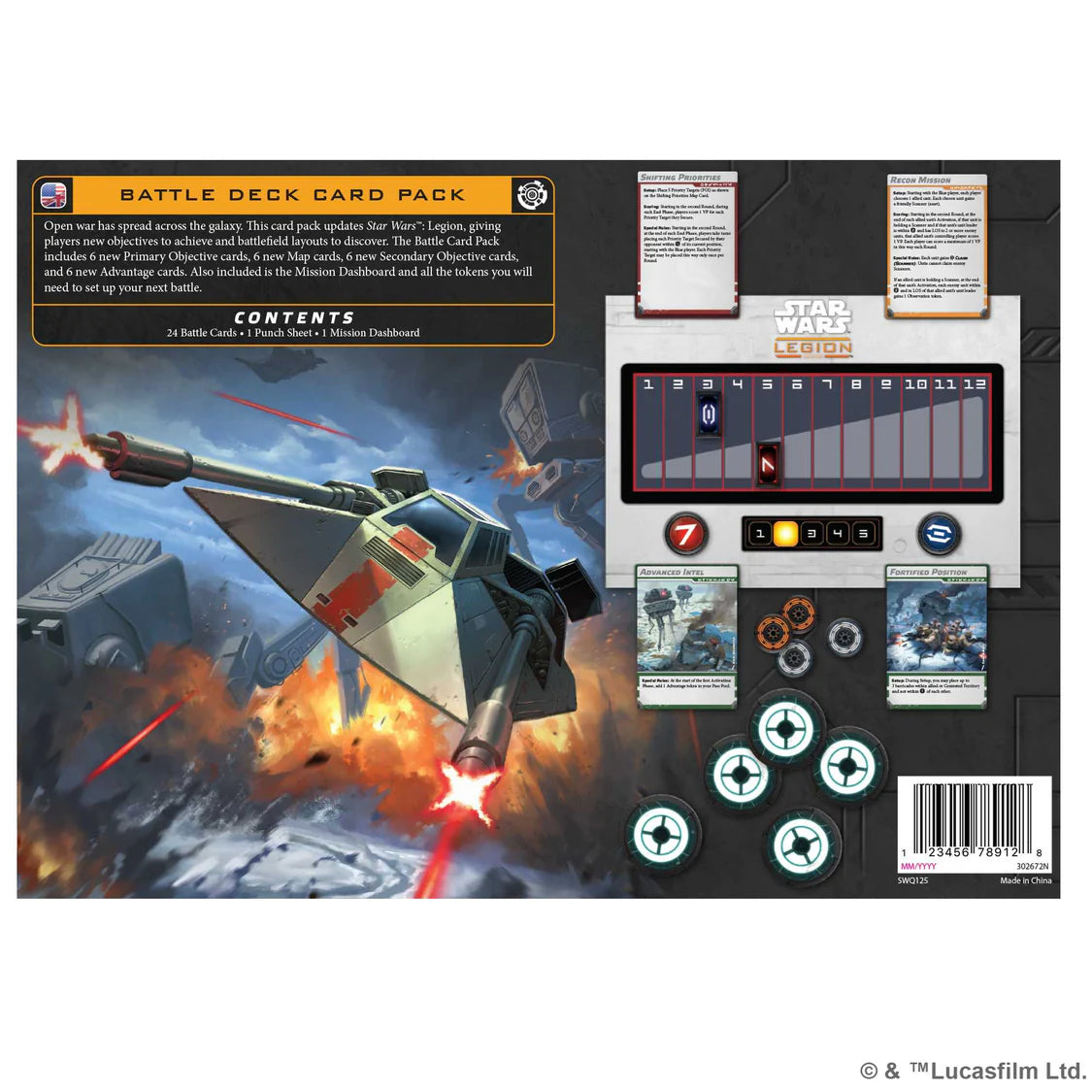 Star Wars: Legion - Battle Card Pack-Table Top Gaming