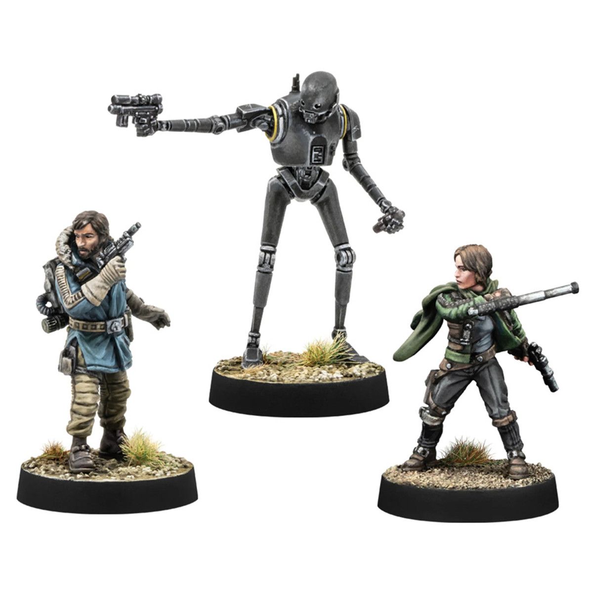 Star Wars: Legion - Cassian Andor, Jyn Erso & K-2SO- Table Top Gaming