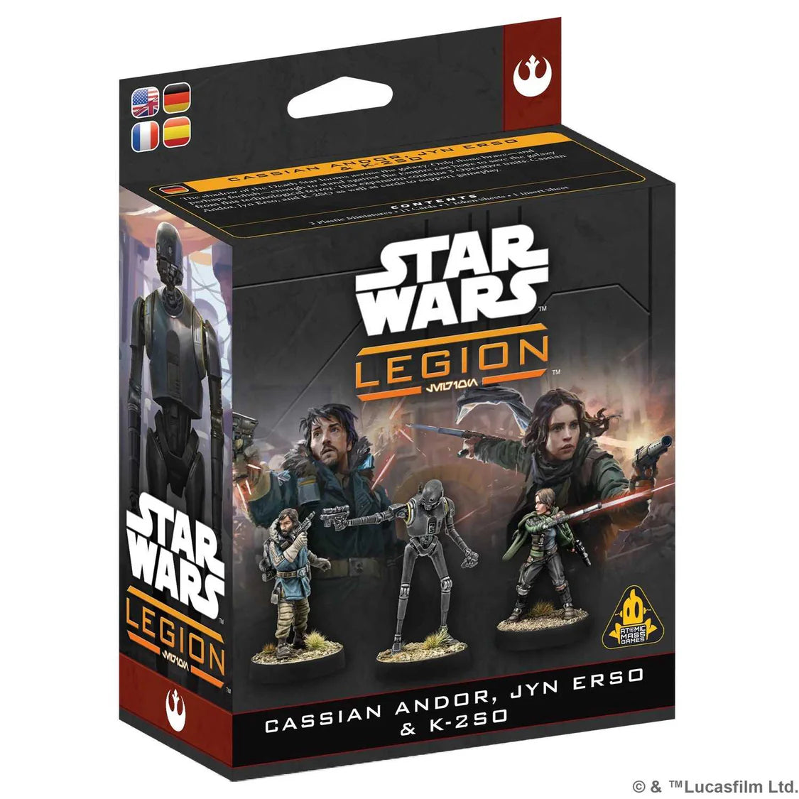 Star Wars: Legion - Cassian Andor, Jyn Erso & K-2SO- Table Top Gaming