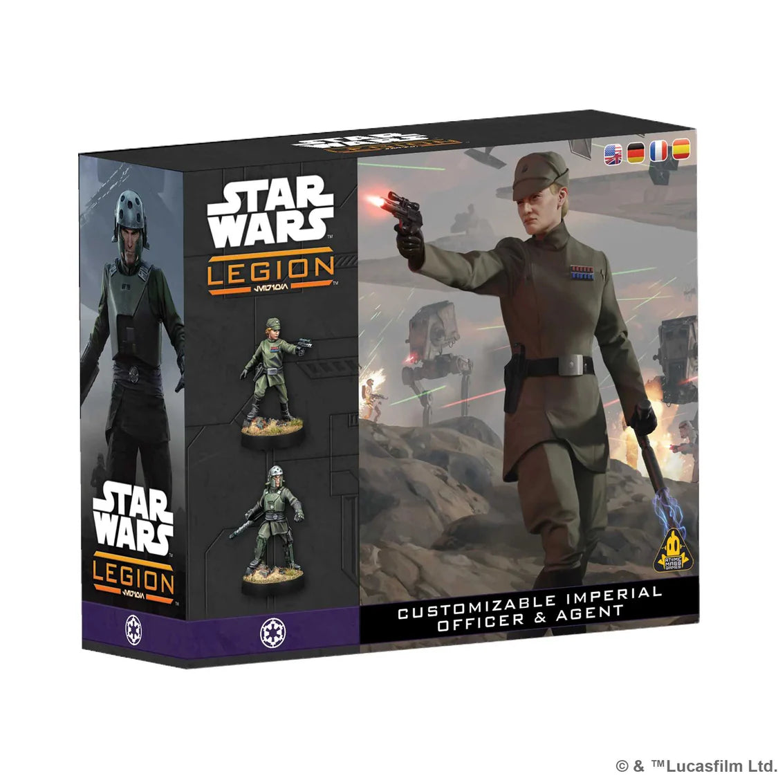 Star Wars: Legion - Customisable Imperial Officer & Agent- Table Top Gaming