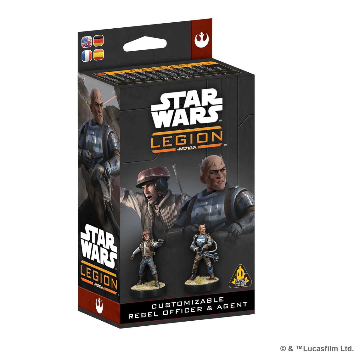 Star Wars: Legion - Customisable Rebel Officer & Agent-Table Top Gaming