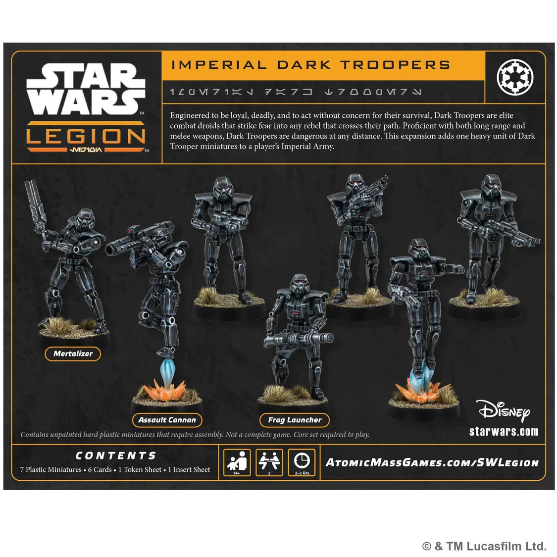 Star Wars: Legion - Dark Troopers Unit Expansion- Table top Gaming