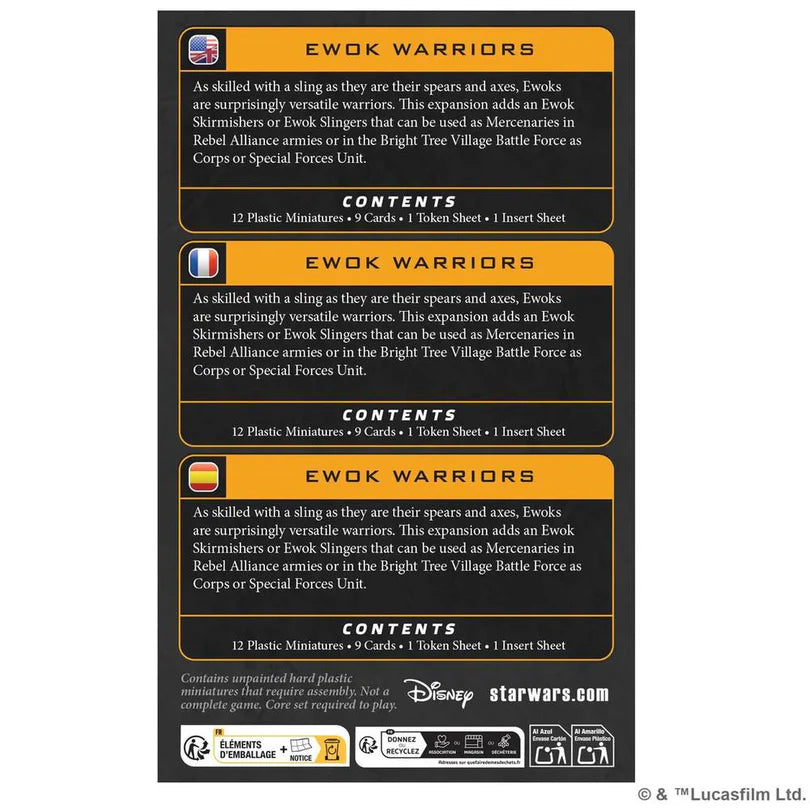 Star Wars: Legion - Ewok Warriors Unit Expansion- Table Top Gaming
