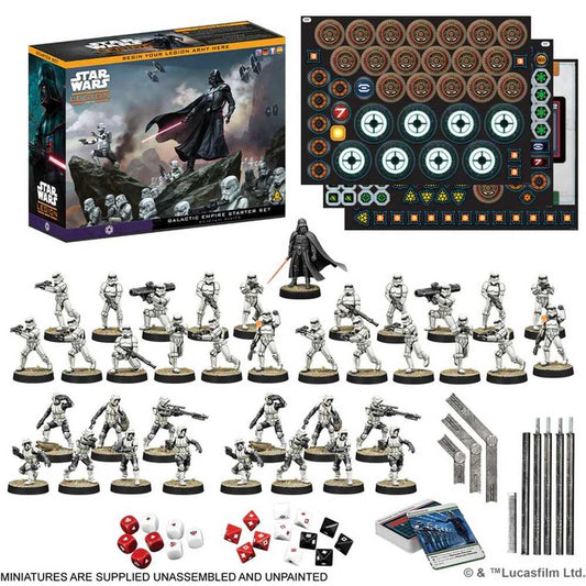 Star Wars: Legion - Galactic Empire Starter Set- Table Top Gaming