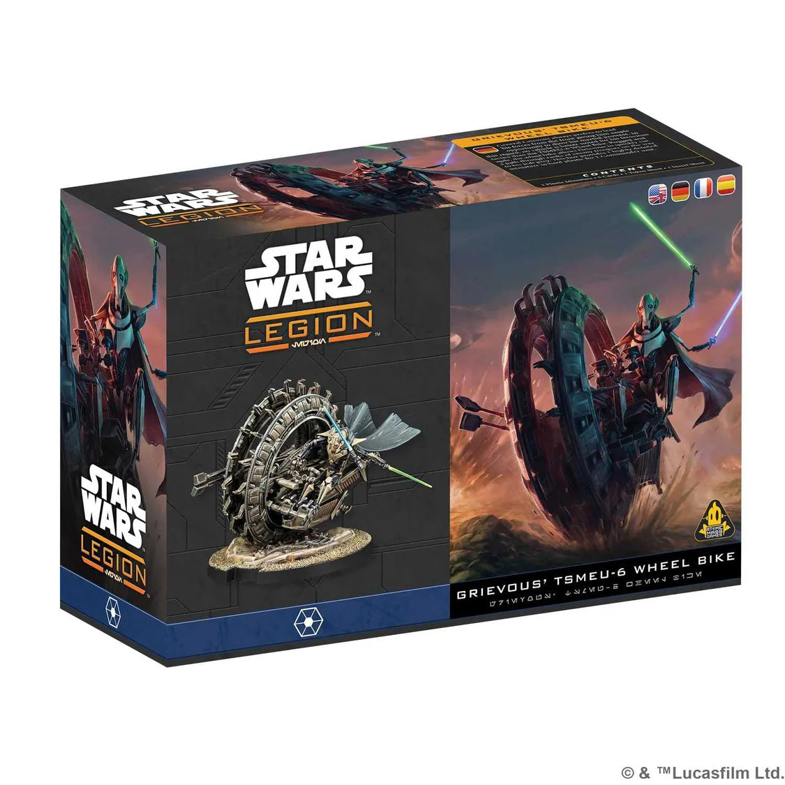 Star Wars: Legion - General Grievous' TSMEU-6 Wheel Bike- Table top Gaming