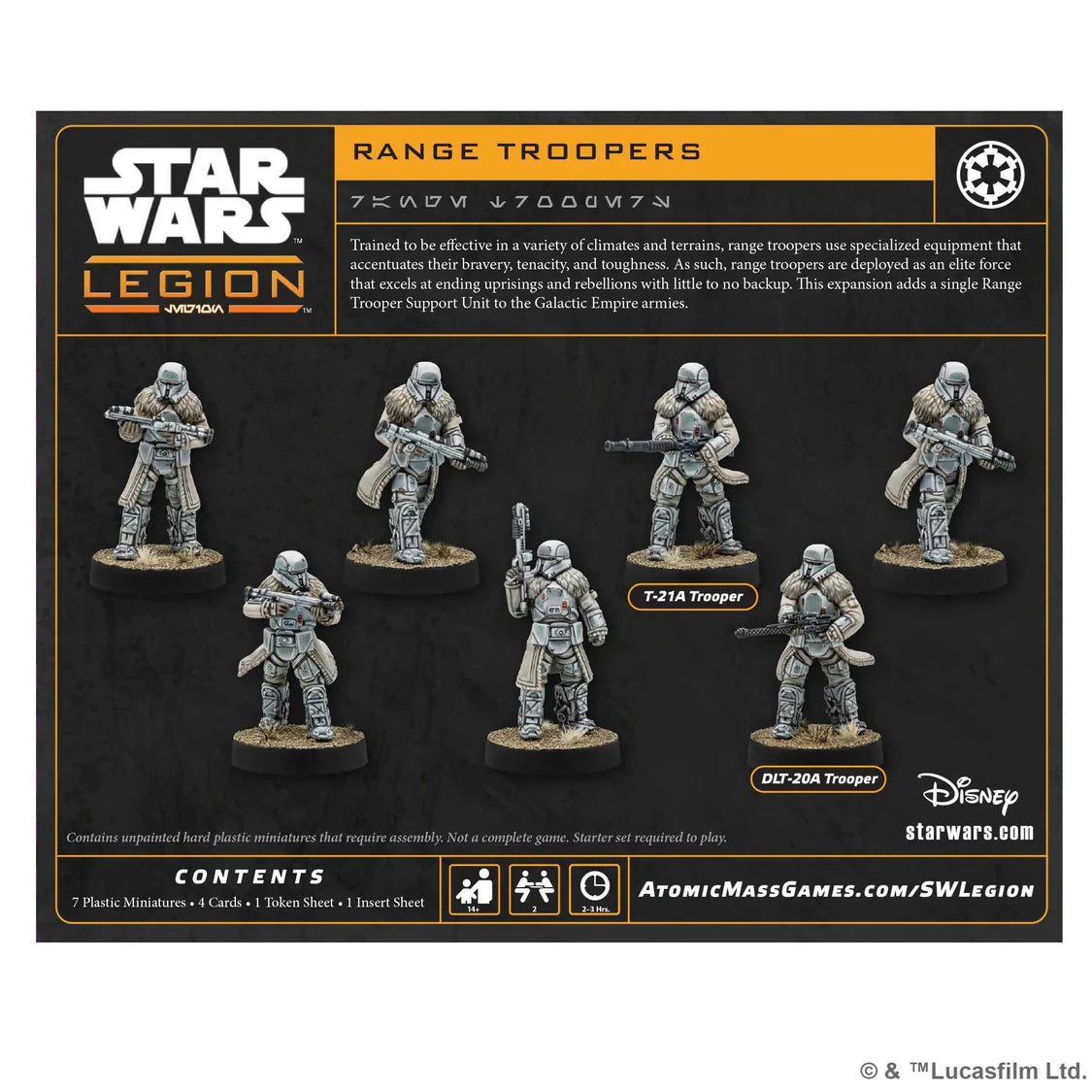 Star Wars: Legion - Range Troopers- Table Top Gaming