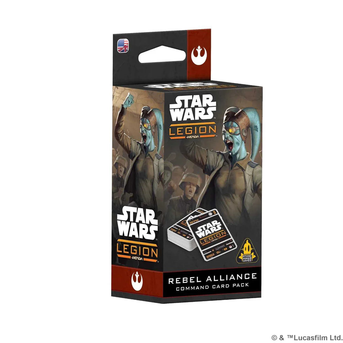 Star Wars: Legion - Rebel Alliance Command Card Pack- Table Top Gaming