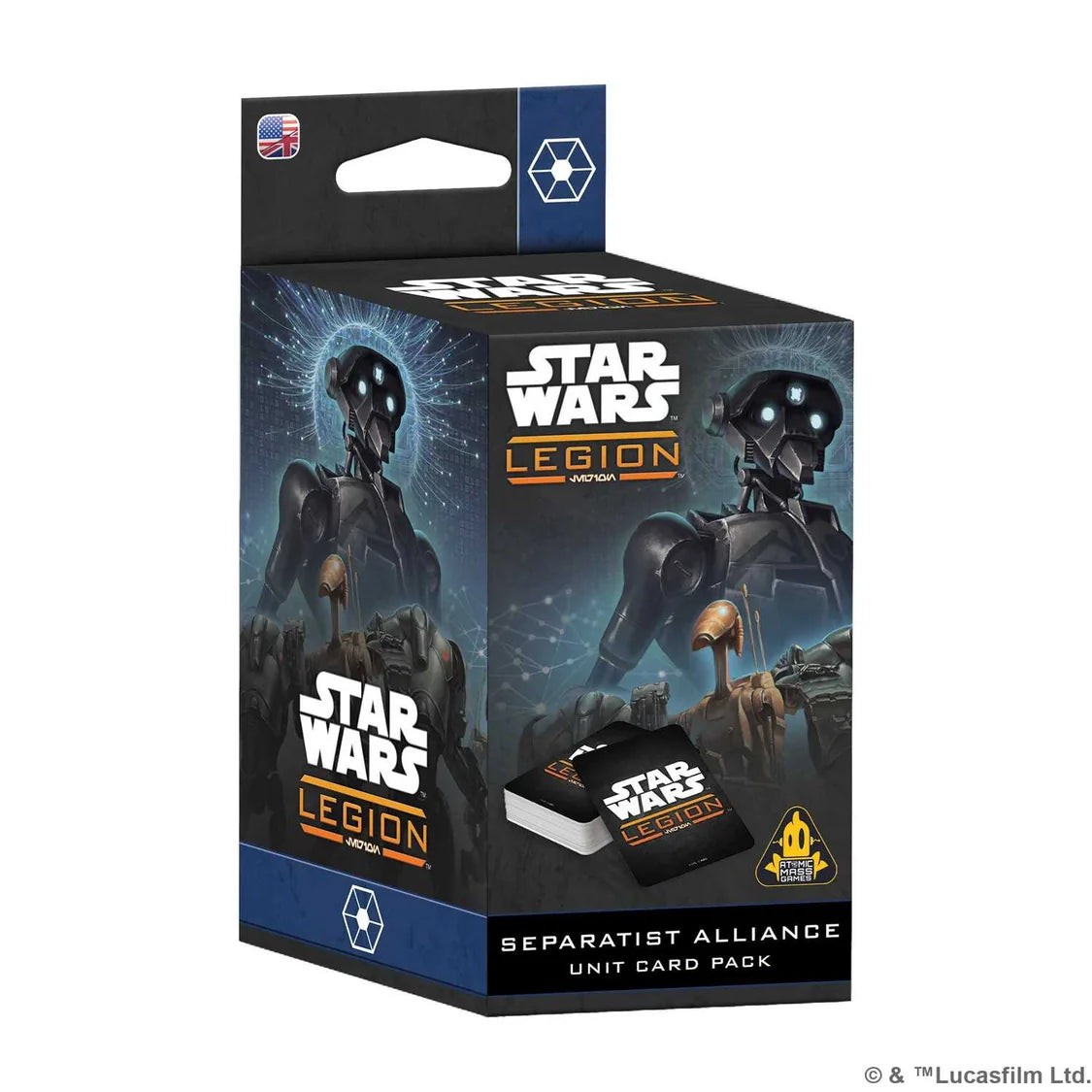 Star Wars: Legion - Separatist Alliance Card Pack- Table Top Gaming
