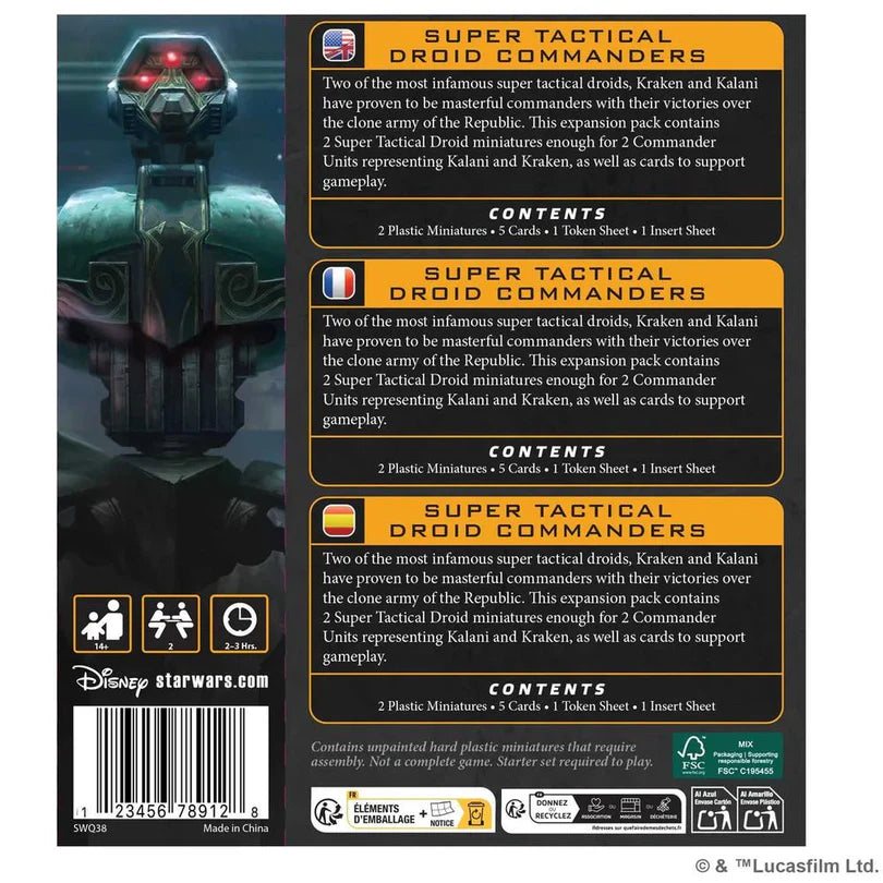 Star Wars: Legion - Super Tactical Droids- Table Top Gaming
