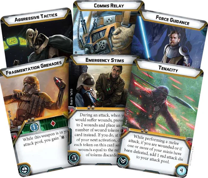 Star Wars: Legion - Upgrades Card Pack- Table Top Gaming 