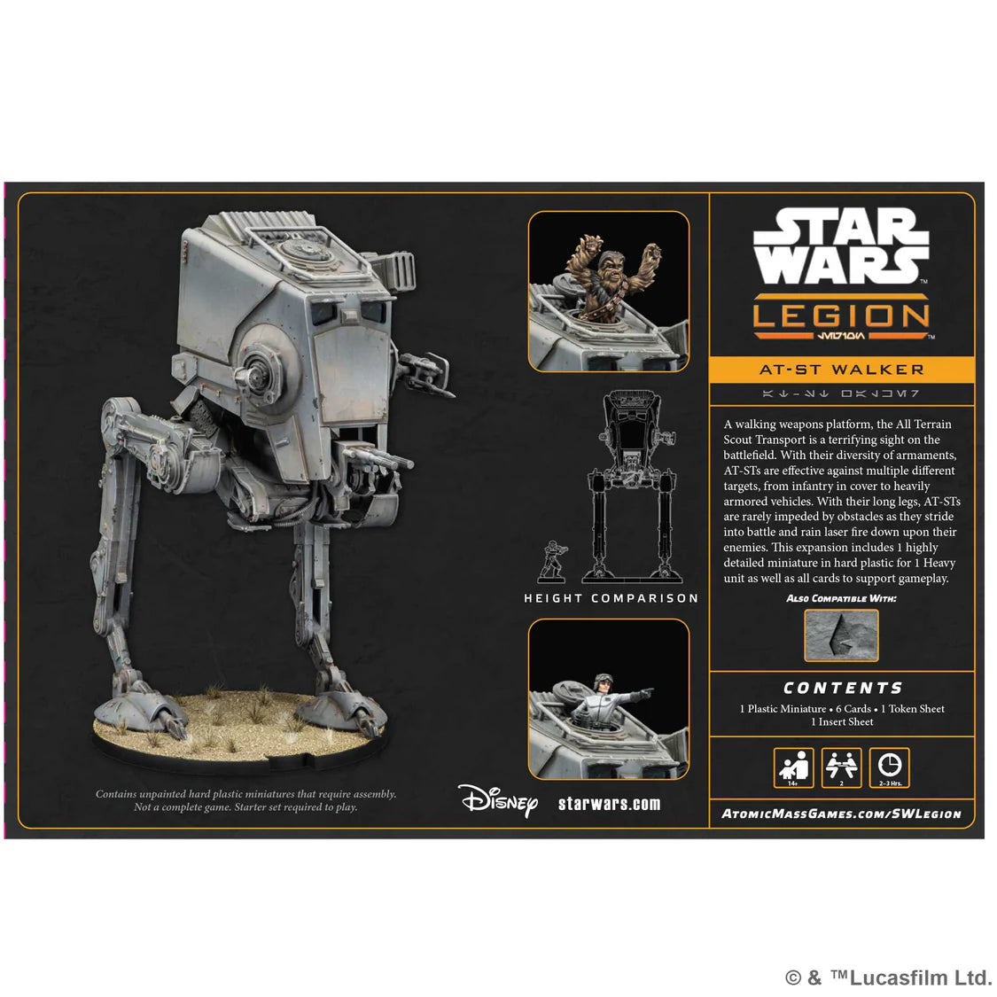 Star Wars: Legion AT-ST- Table Top Gaming
