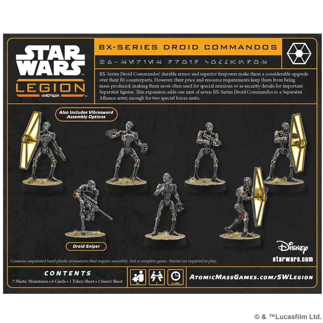 Star Wars: Legion BX-Series Droid Commandos- Table top Gaming