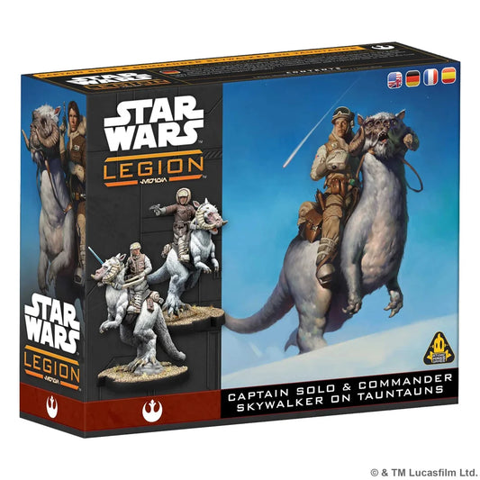 Star Wars: Legion – Captain Solo & Commander Skywalker on Tauntuns-Tabletop Gaming