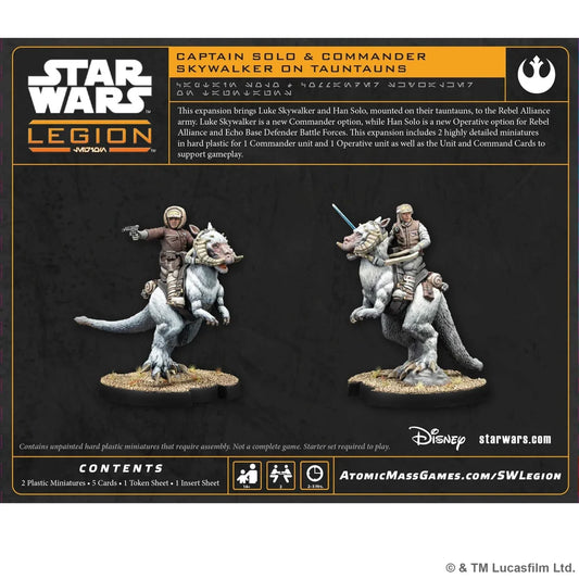 Star Wars: Legion – Captain Solo & Commander Skywalker on Tauntuns-Tabletop Gaming