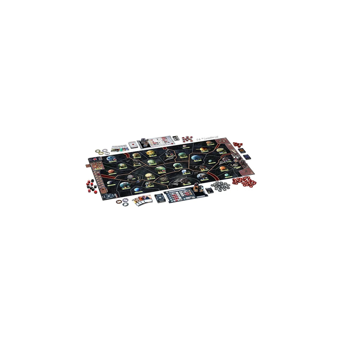 Star Wars Rebellion Board Game Contents - Tabletop Gaming