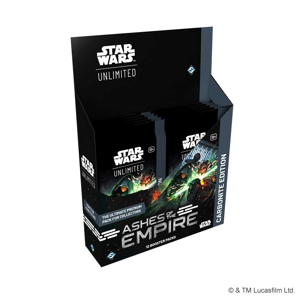 Star Wars: Unlimited - Ashes of the Empire Carbonite Booster Display (12)-Tabletop Gaming