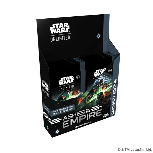 Star Wars: Unlimited - Ashes of the Empire Carbonite Booster Display (12)-Tabletop Gaming