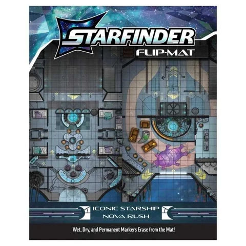Starfinder Flip-Mat: Iconic Starship-Tabletop Gaming