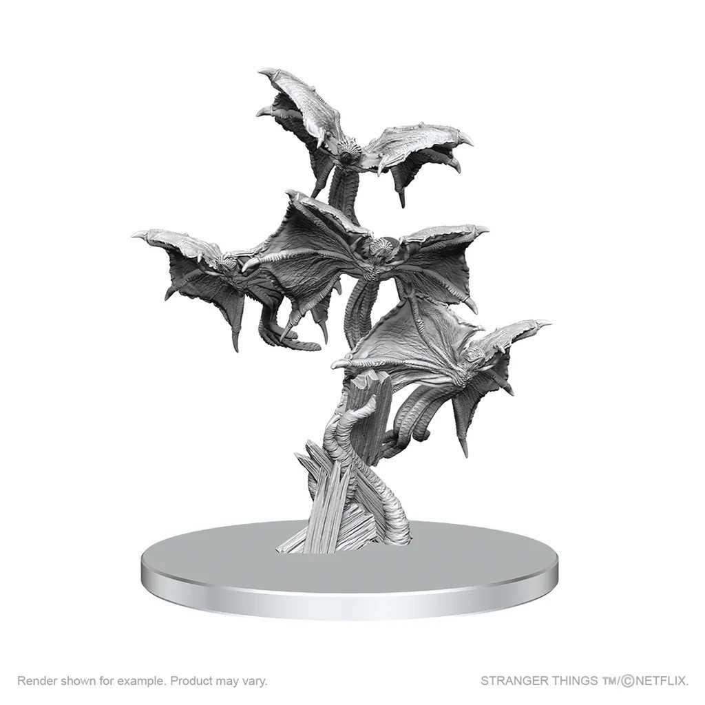Stranger Things Unpainted Miniatures: Demobat Swarm - Tabletop Gaming