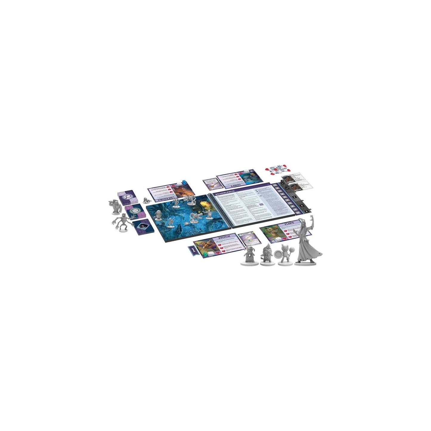 Stuffed Fables Board Game Contents - Tabletop Gaming