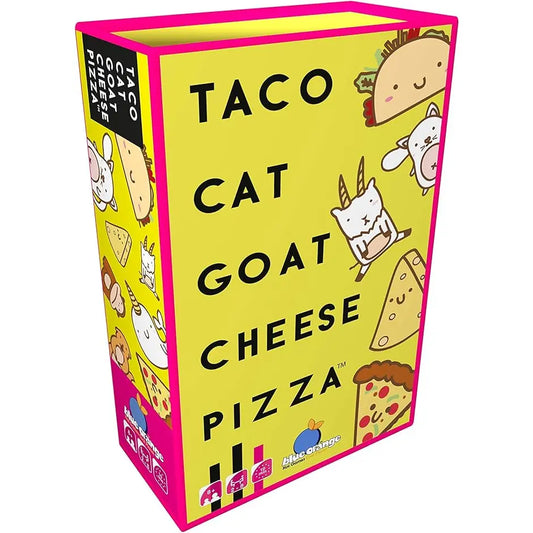 Taco Cat Goat Cheese Pizza Card Game Box