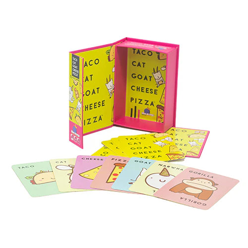 Taco Cat Goat Cheese Pizza Card Game Contents