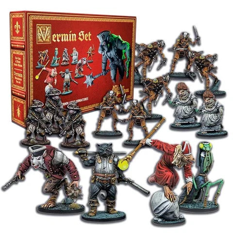 The Cats of Mont Saint Michel Vermin Miniatures Set-Tabletop Gaming