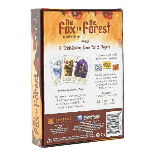 The Fox in the Forest Card Game Back - Tabletop Gaming