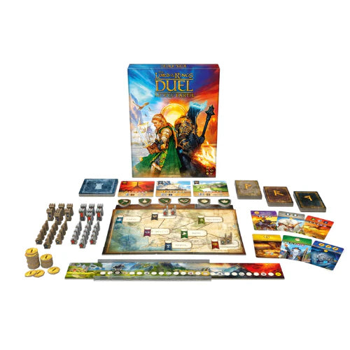 The Lord of the Rings Duel for Middle Earth Board Game Contents Image