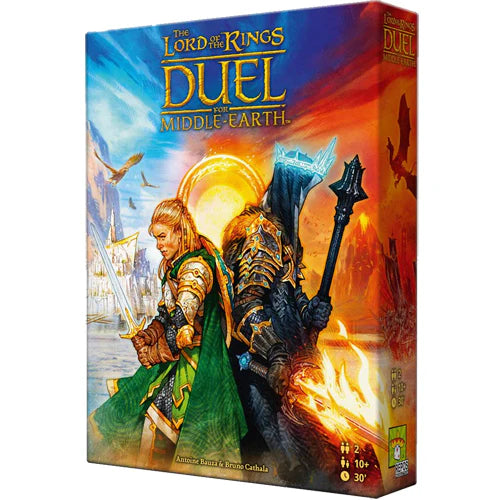 The Lord of the Rings Duel for Middle Earth Board Game Front Image
