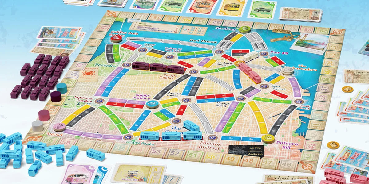 Ticket-To-Ride-San-Francisco- Table Top Gaming