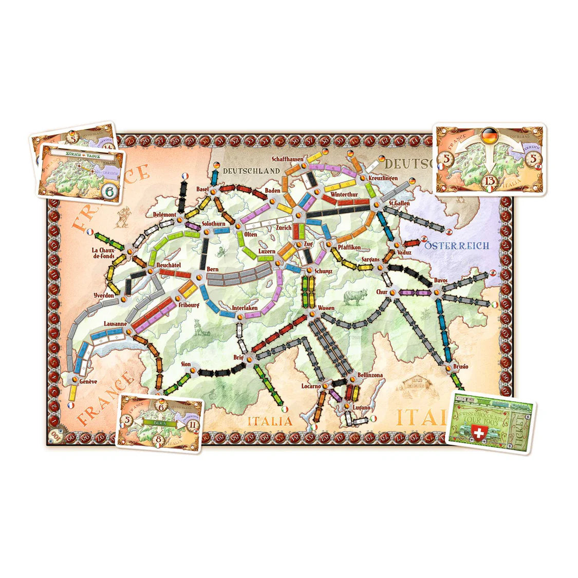 Ticket-to-Ride-India-Map-Collection- Table Top Gaming