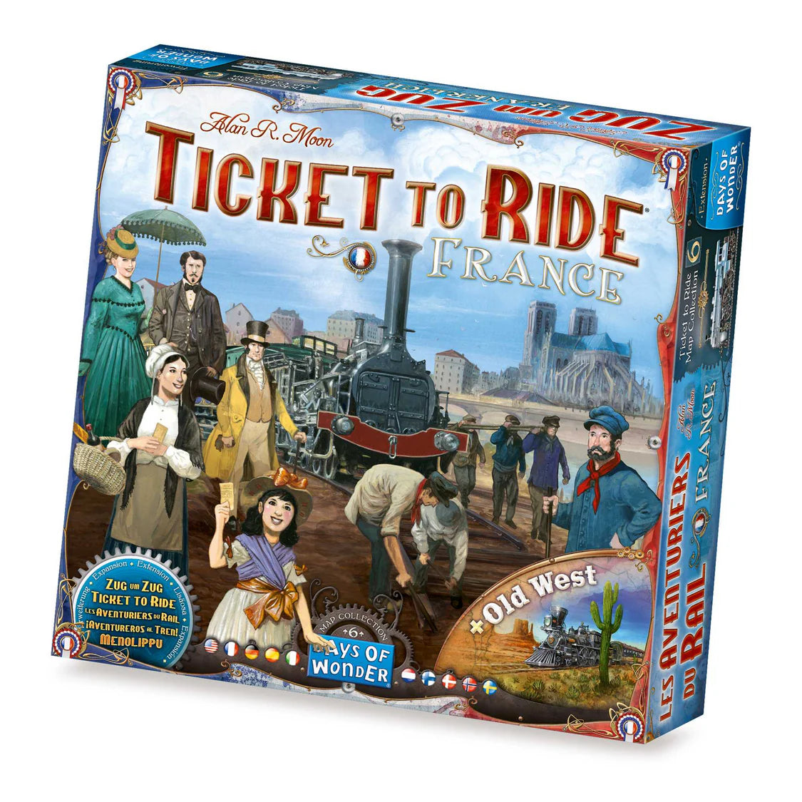 Ticket To Ride Map Collection: Volume 6 - France & Old West-Tabletop Gaming