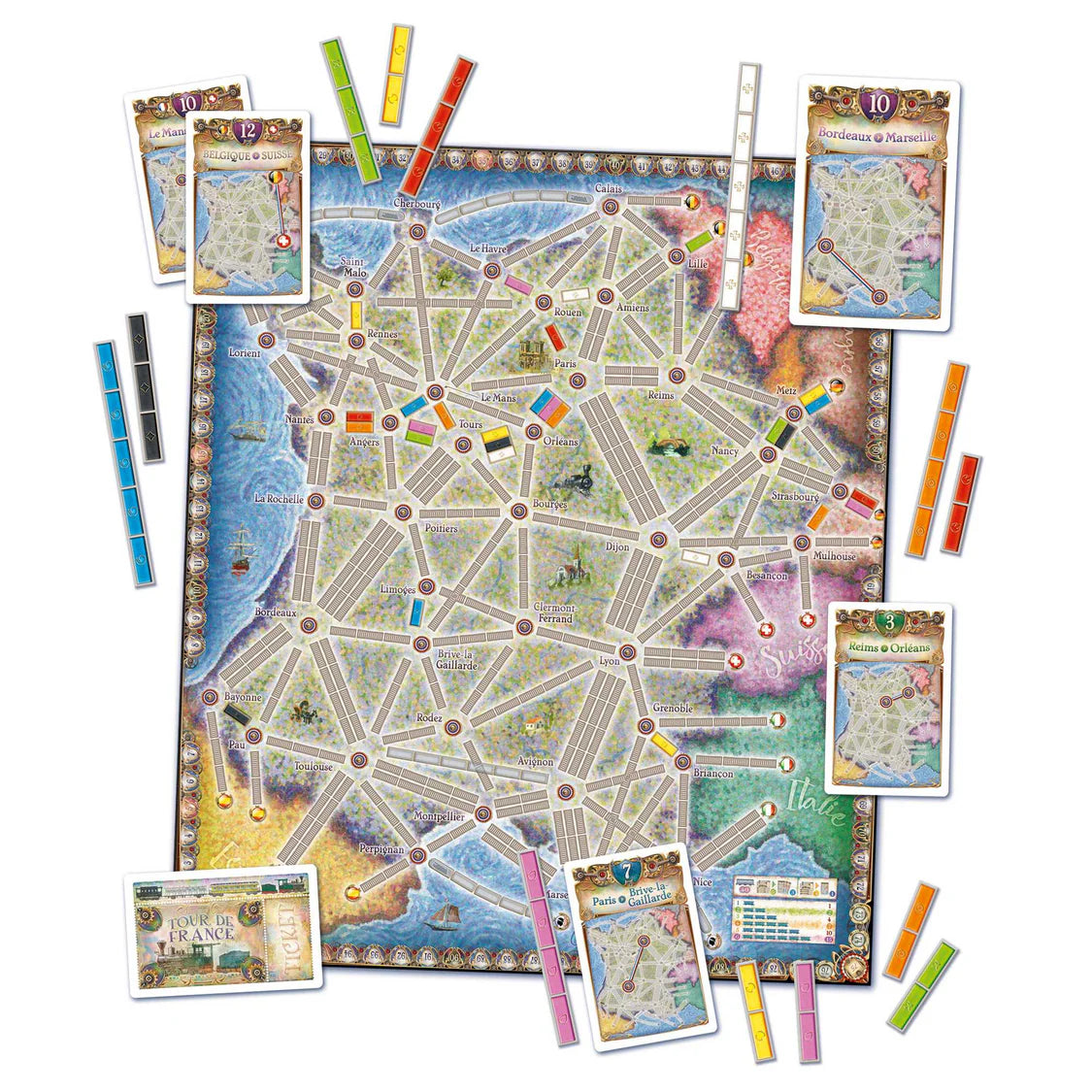 Ticket To Ride Map Collection: Volume 6 - France & Old West-Tabletop Gaming