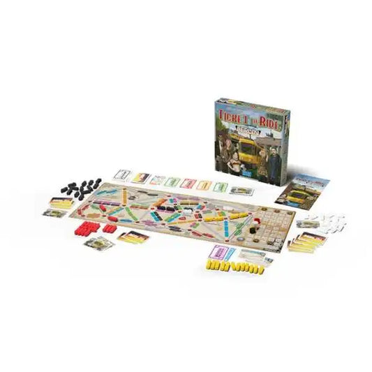 Ticket to Ride Berlin Board Game Contents - Tabletop Gaming