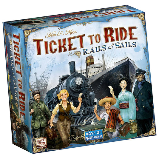 Ticket to Ride Rails_Sails Board Game - Tabletop Gaming