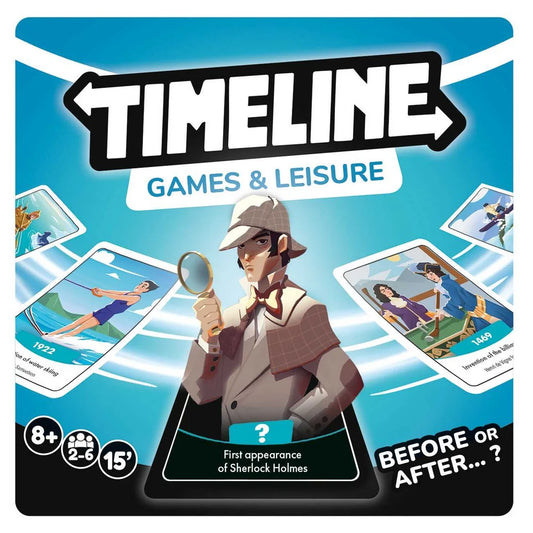 Timeline: Games & Leisure - Clutch Box Card Game - Tabletop Gaming