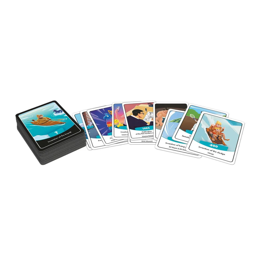Timeline: Games & Leisure - Clutch Box Card Game 4 - Tabletop Gaming