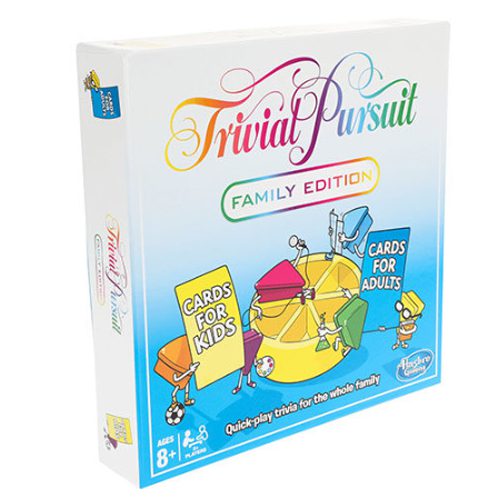 Trivial Pursuit Family Edition (2019)-Tabletop Gaming