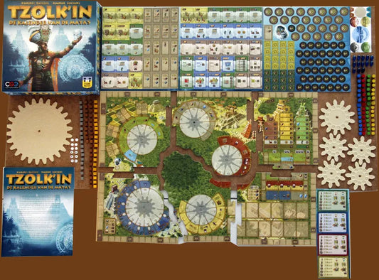 Tzolk_in The Mayan Calendar Board Game Contents - Tabletop Gaming